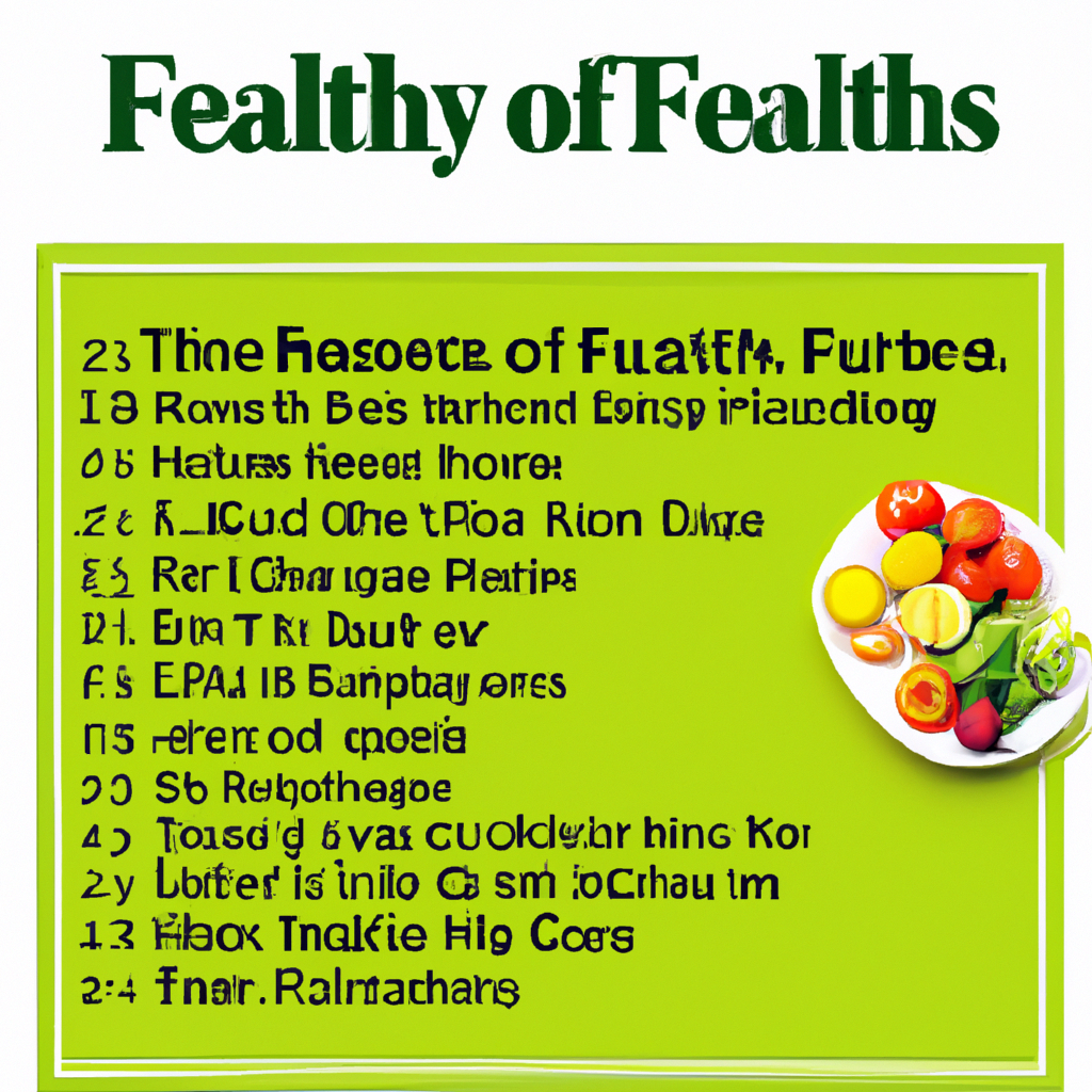 “Important Health Benefits of Practicing Healthy Eating Habits”